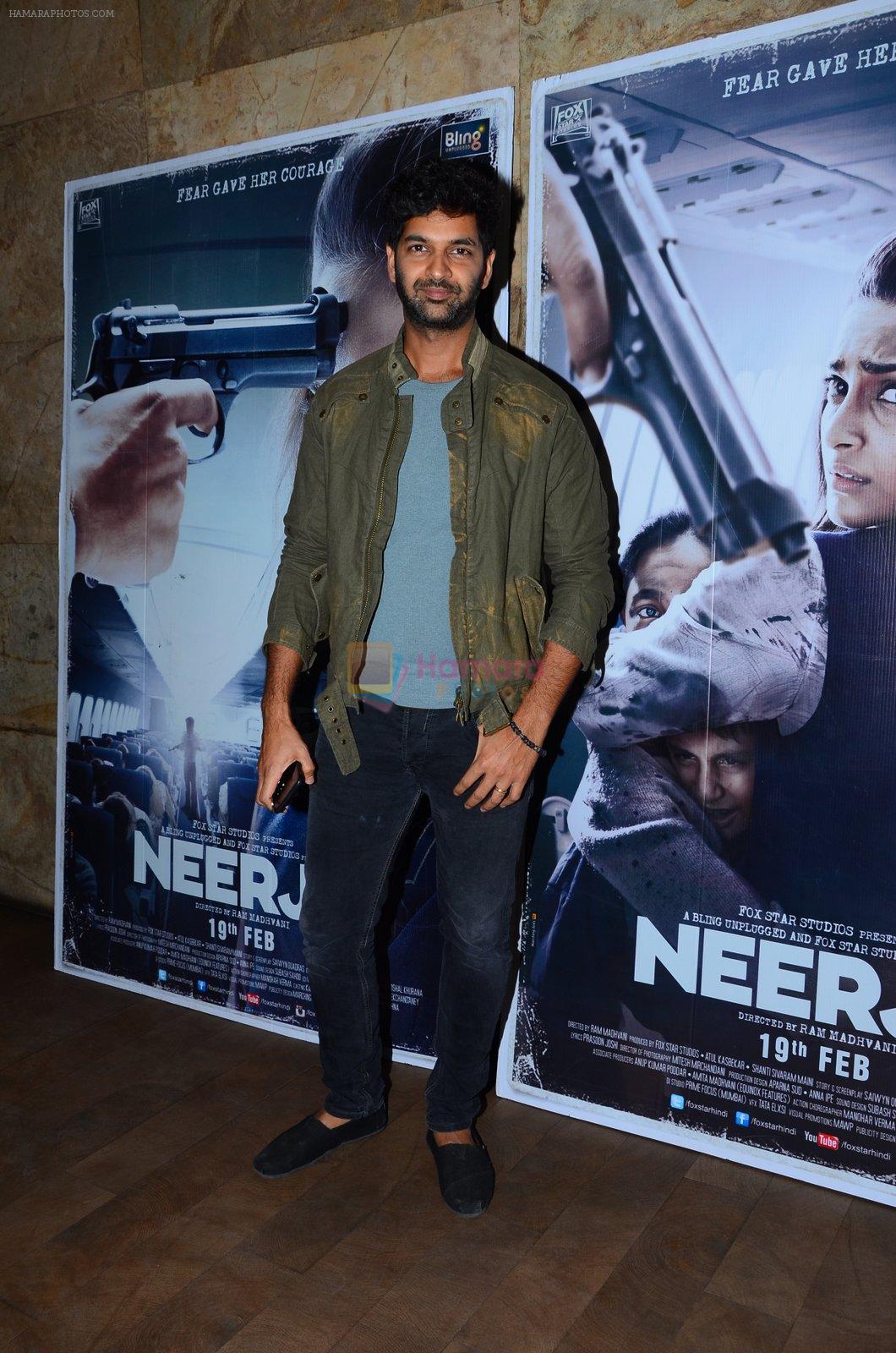 Purab Kohli at Neerja Screening in Mumbai on 15th Feb 2016