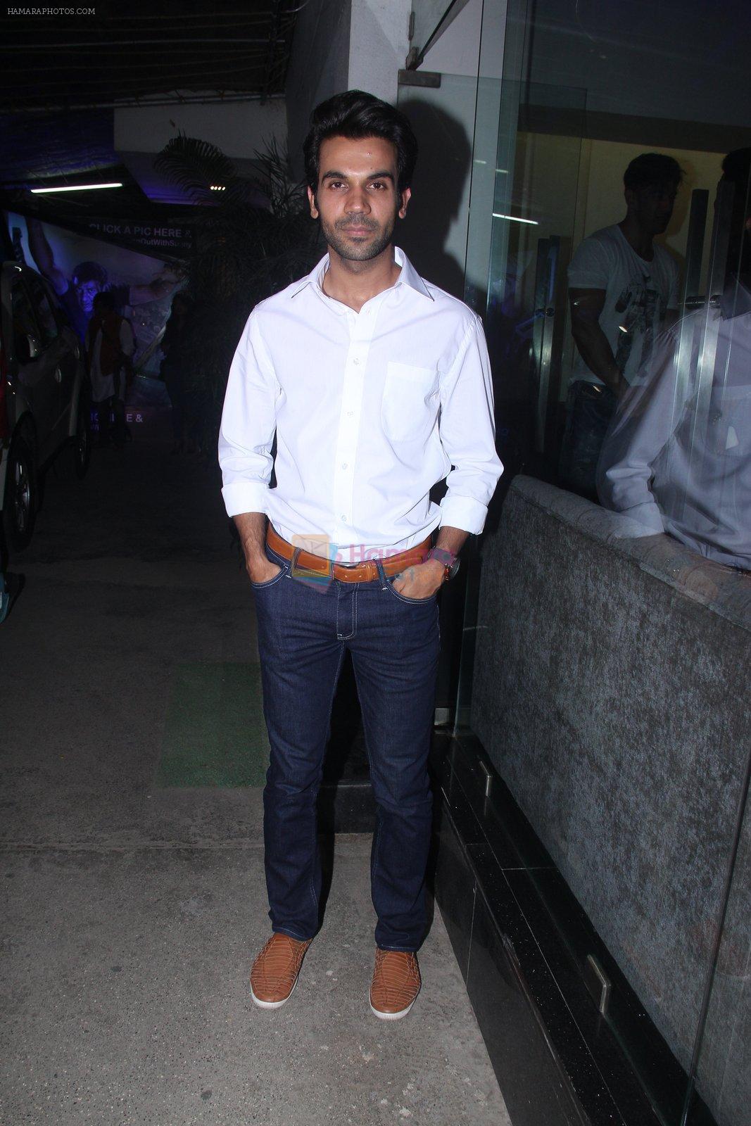 Raj Kumar Yadav at Aligargh screening in Mumbai on 16th Feb 2016