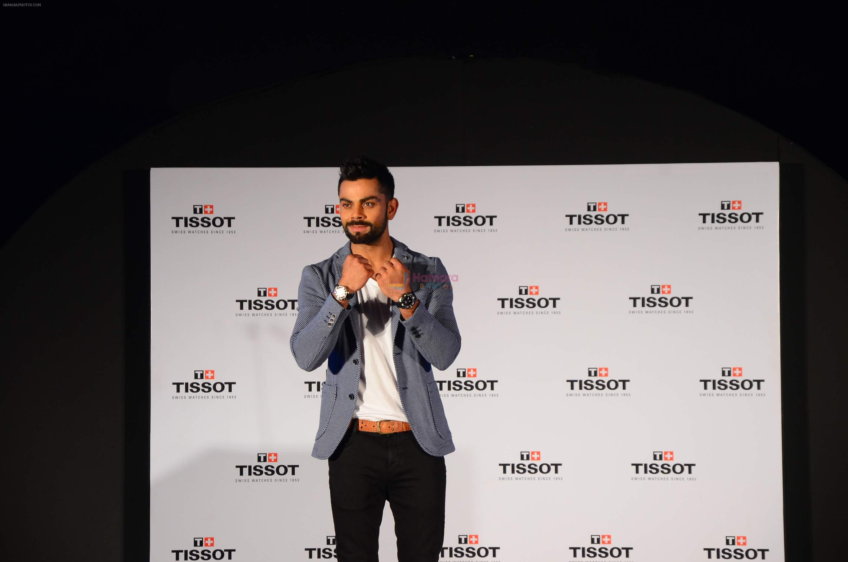 Virat Kohli as brand ambassador for Tissot in Mumbai on 16th Feb 2016