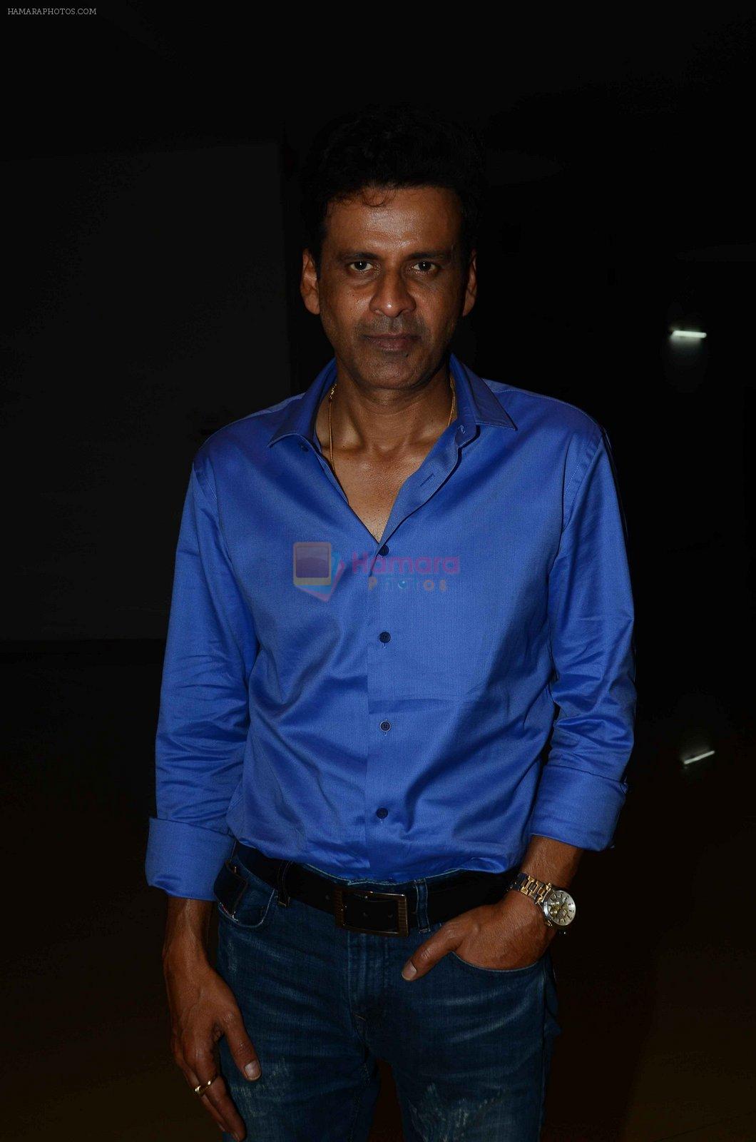 Manoj Bajpai at Aligargh screening in Mumbai on 18th Feb 2016
