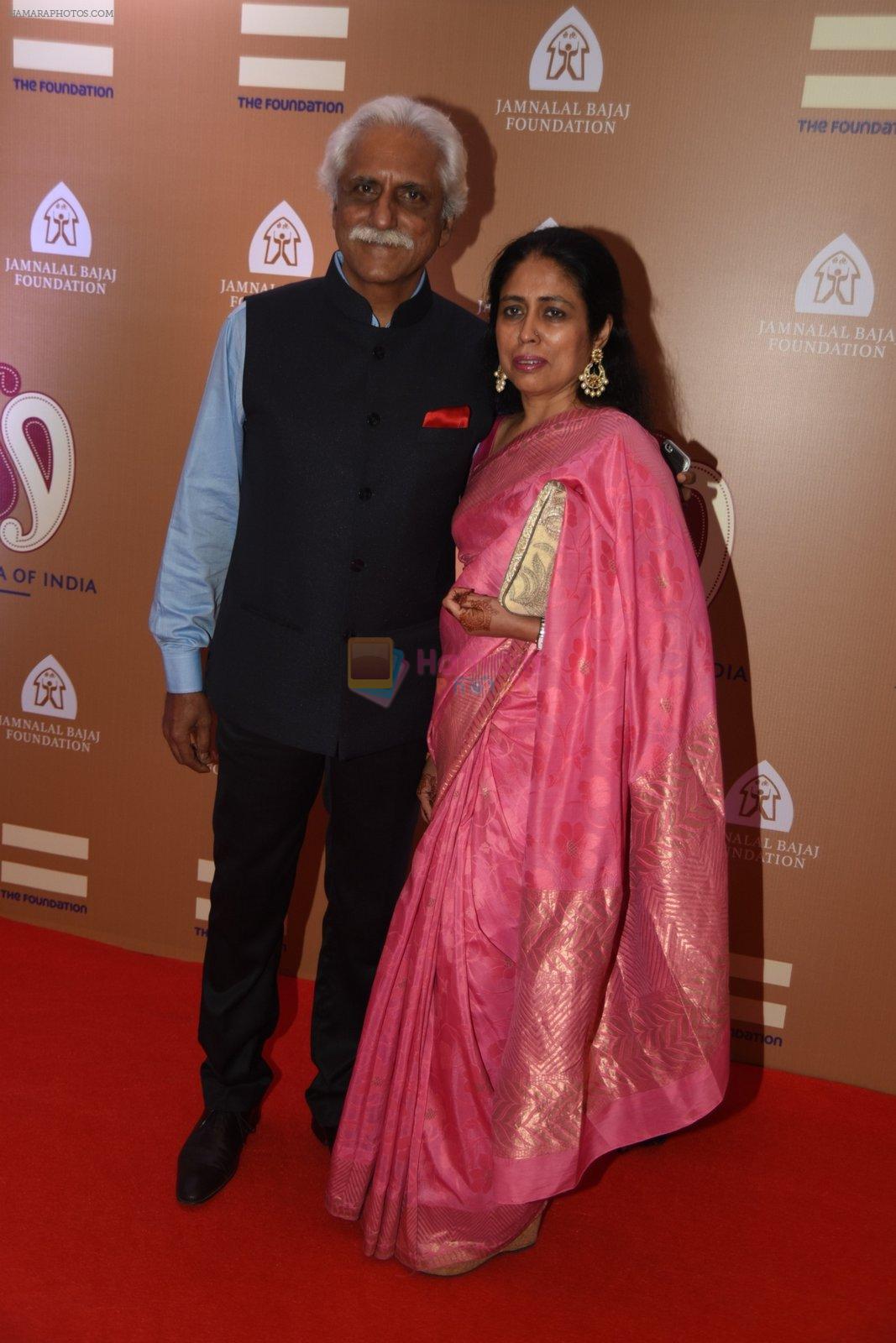 Ayaz Memon with wife at Rahul Bose auction Event on 19th Feb 2016
