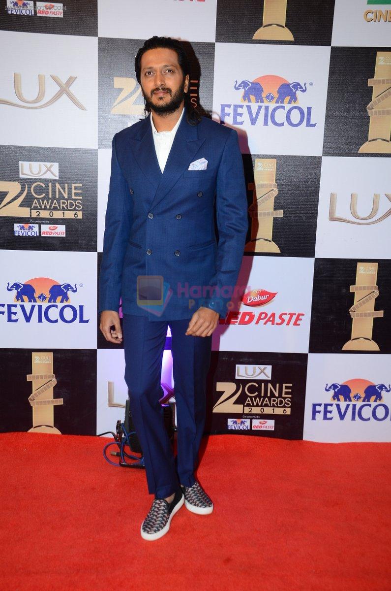 Riteish Deshmukh at zee cine awards 2016 on 20th Feb 2016