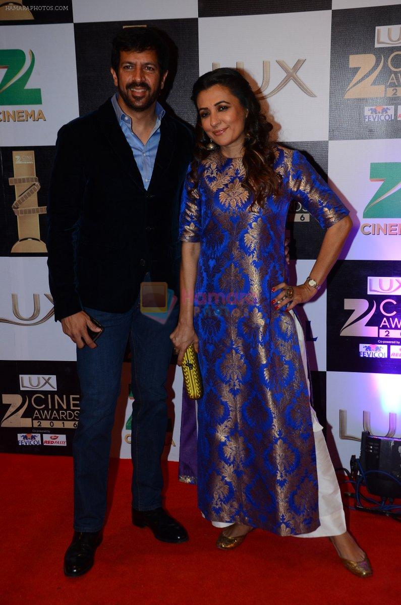 Kabir Khan, Mini Mathur at zee cine awards 2016 on 20th Feb 2016