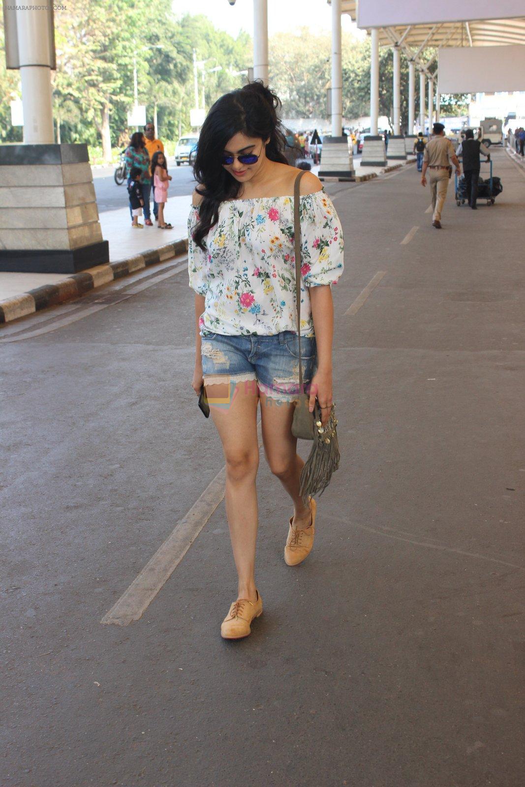 Adah Sharma snapped at airport on 21st Feb 2016