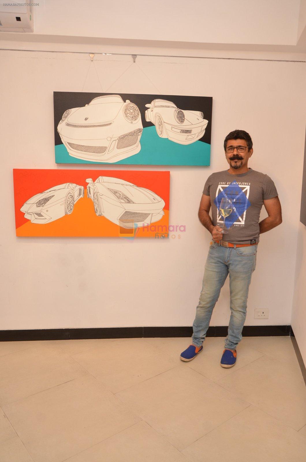 at Pratik Sharma exhibition in Mumbai on 22nd Feb 2016