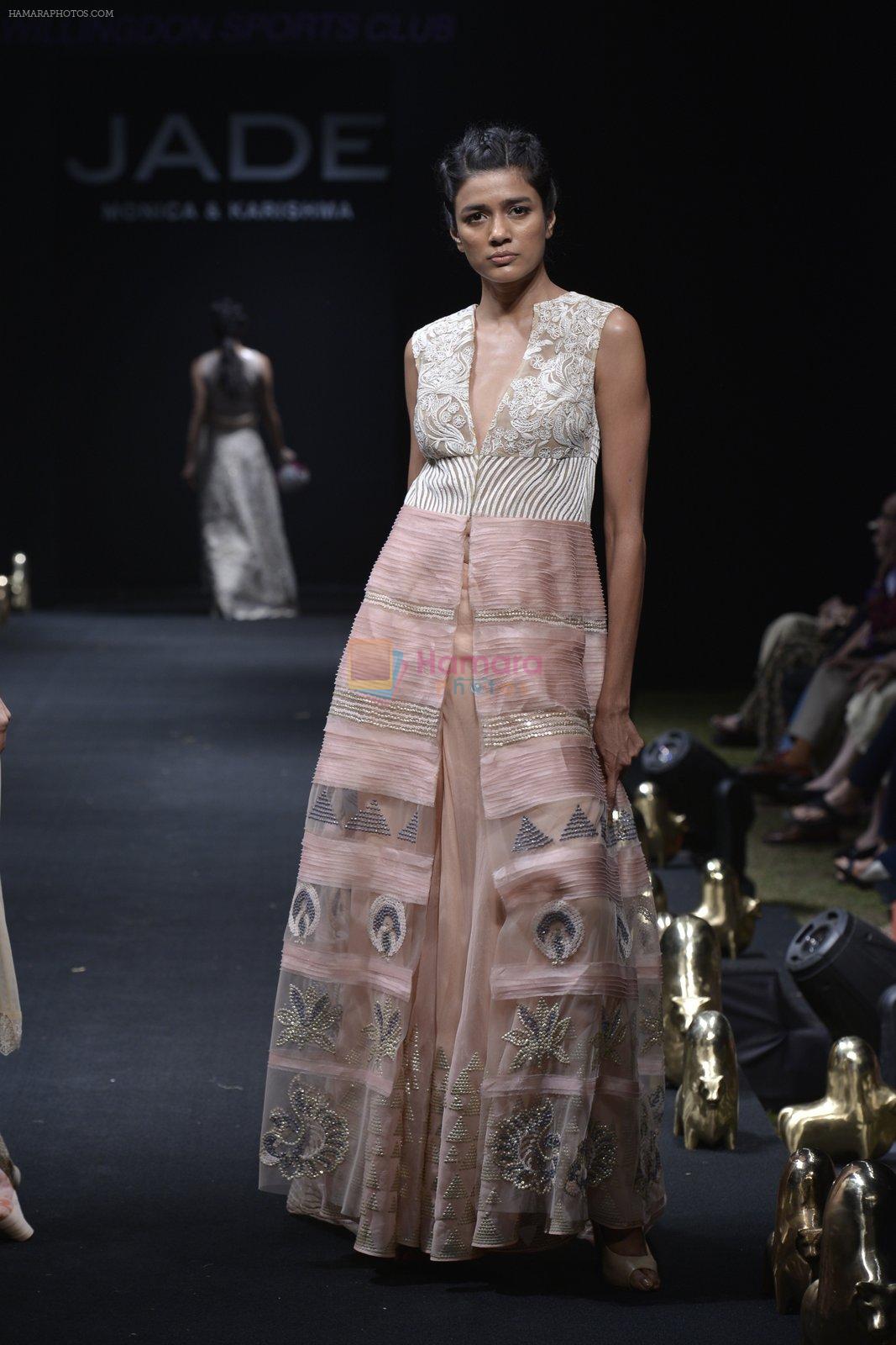 Model walks for Jade Fashion Show in Mumbai on 24th Feb 2016