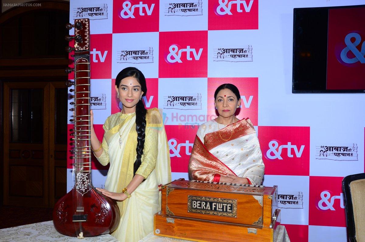 Amrita Rao, Deepti Naval at new tv show launch in Mumbai on 26th Feb 2016