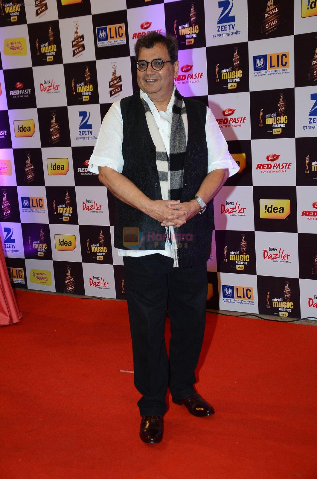 Subhash Ghai at radio mirchi awards red carpet in Mumbai on 29th Feb 2016