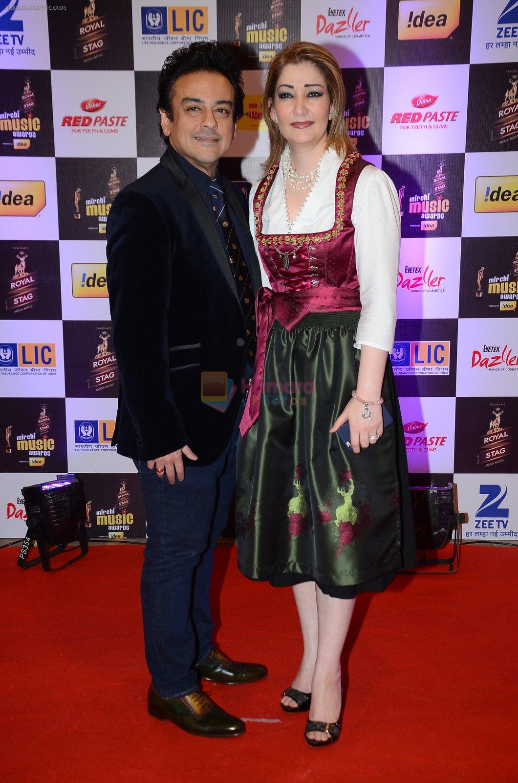 Adnan Sami at radio mirchi awards red carpet in Mumbai on 29th Feb 2016