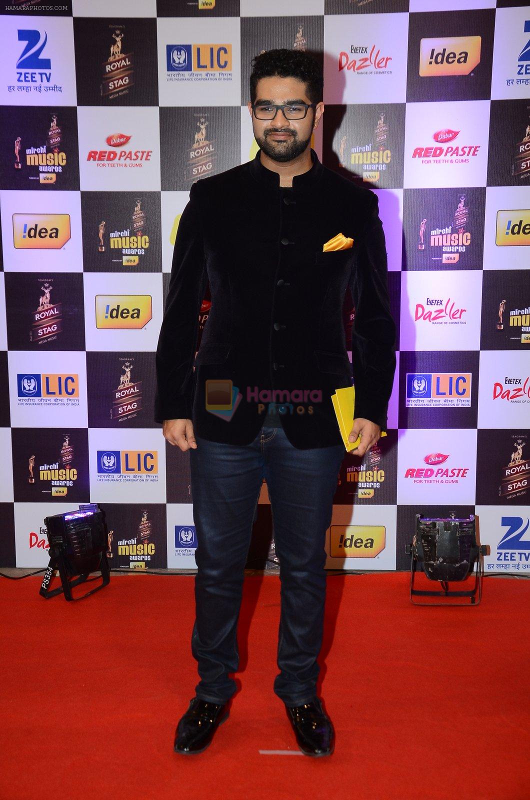 Siddharth Mahadevan at radio mirchi awards red carpet in Mumbai on 29th Feb 2016