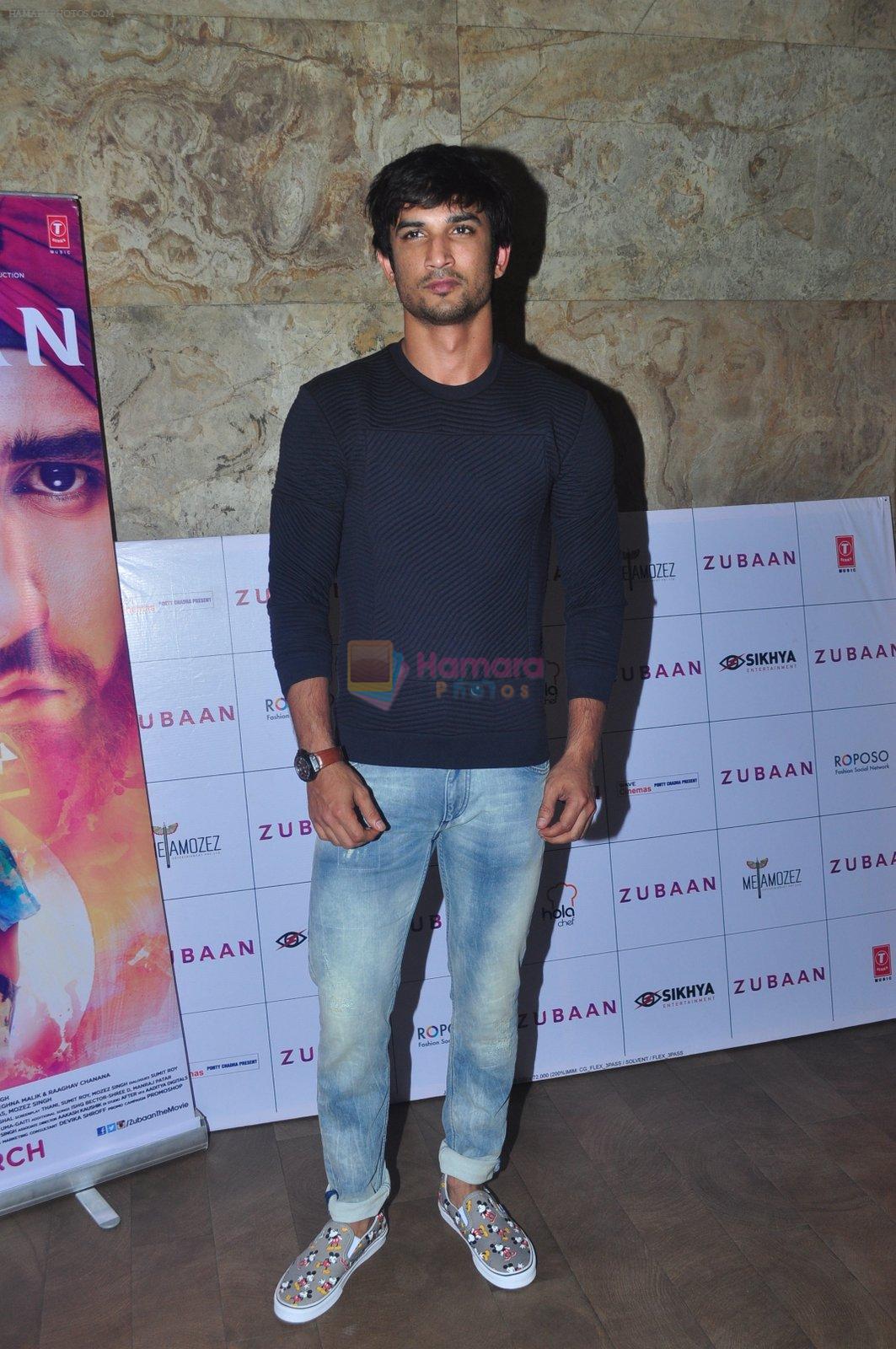 Sushant Singh Rajput at Zubaan screening on 2nd March 2016
