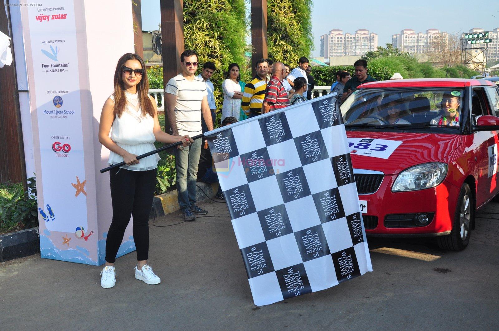 Patralekha at Times women's car drive on 5th March 2016