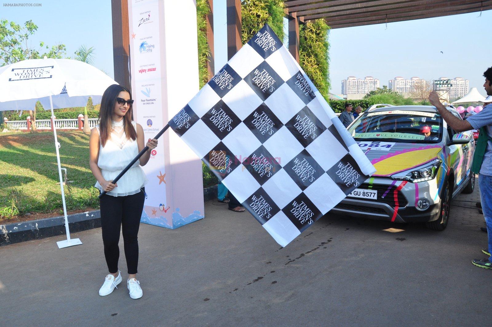Patralekha at Times women's car drive on 5th March 2016