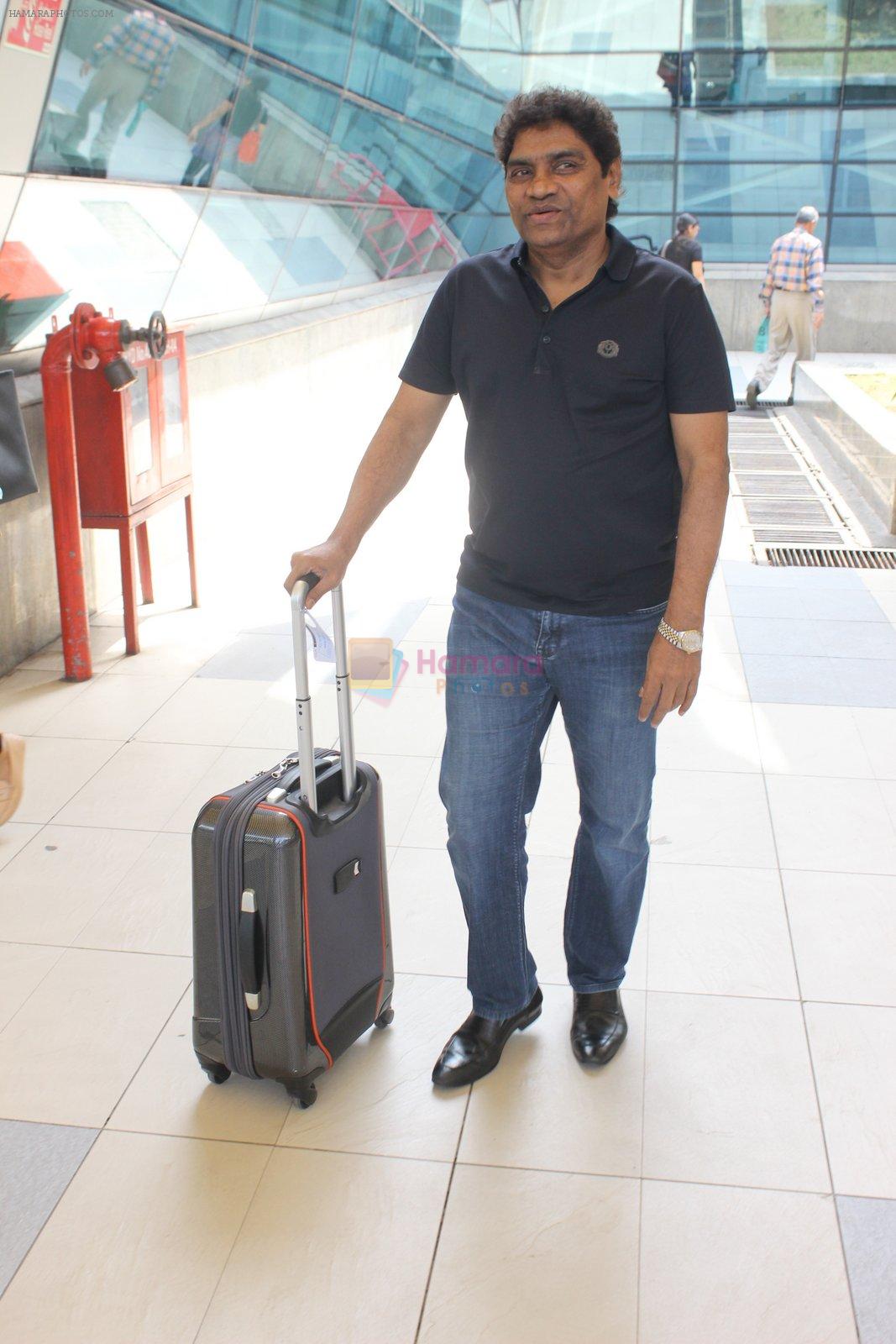 Johnny Lever snapped at airport on 6th March 2016