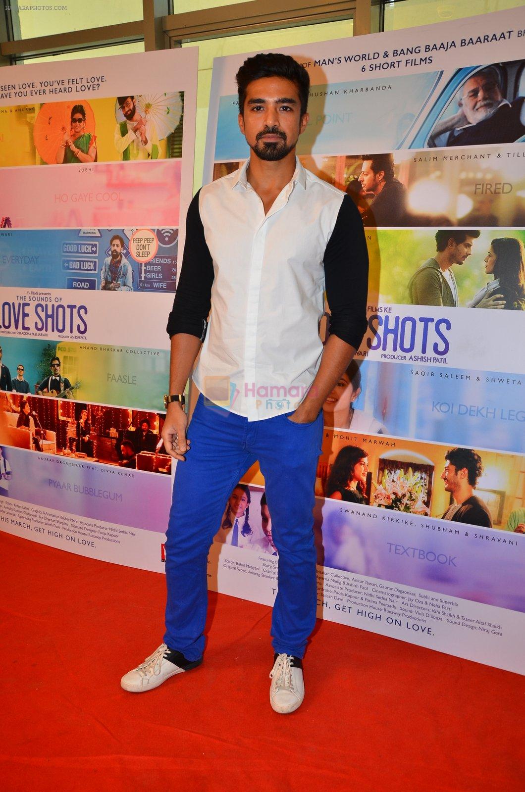 Saqib Saleem at the launch of Love Shots film launch on 7th March 2016