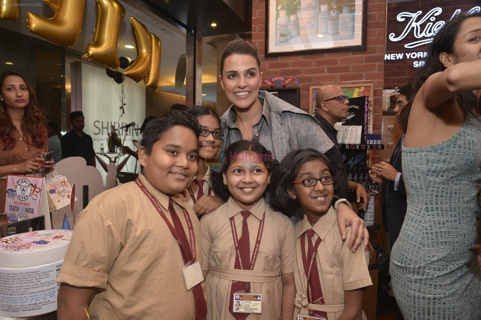 Neha Dhupia at a Special Charity Project by Kiehl's on 9th March 2016