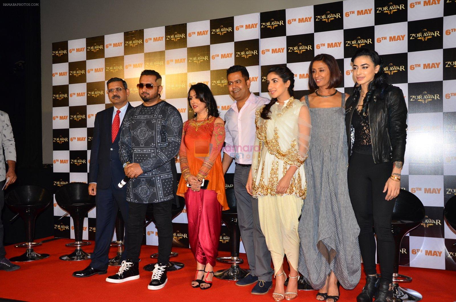 Honey Singh, Gurbani Judge, Achint Kaur, Parul Gulati at Zorawar film launch on 10th March 2016
