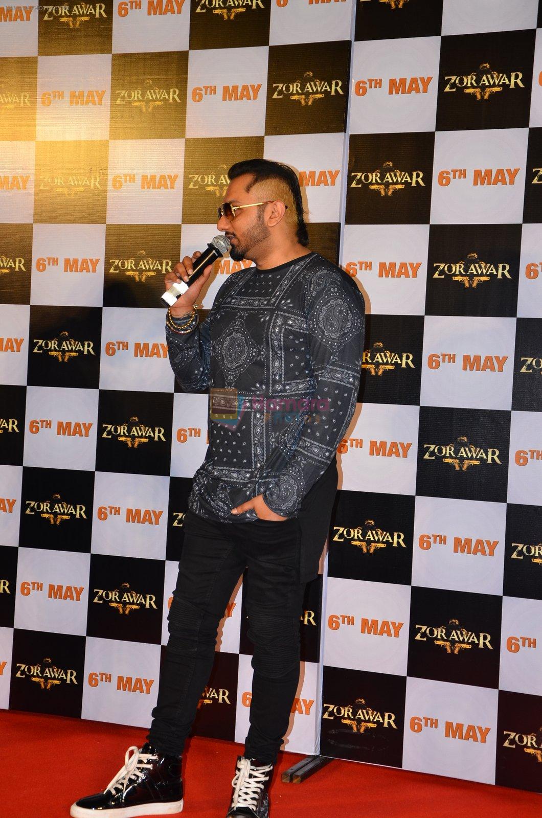 Honey Singh at Zorawar film launch on 10th March 2016