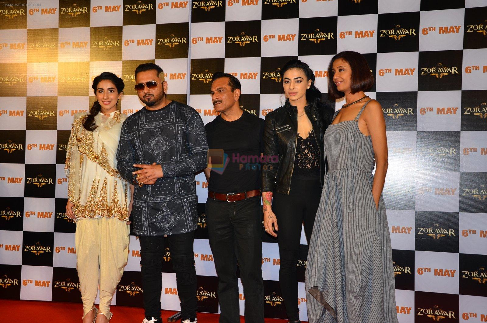 Honey Singh, Gurbani Judge, Achint Kaur, Parul Gulati, Pawan Malhotra at Zorawar film launch on 10th March 2016