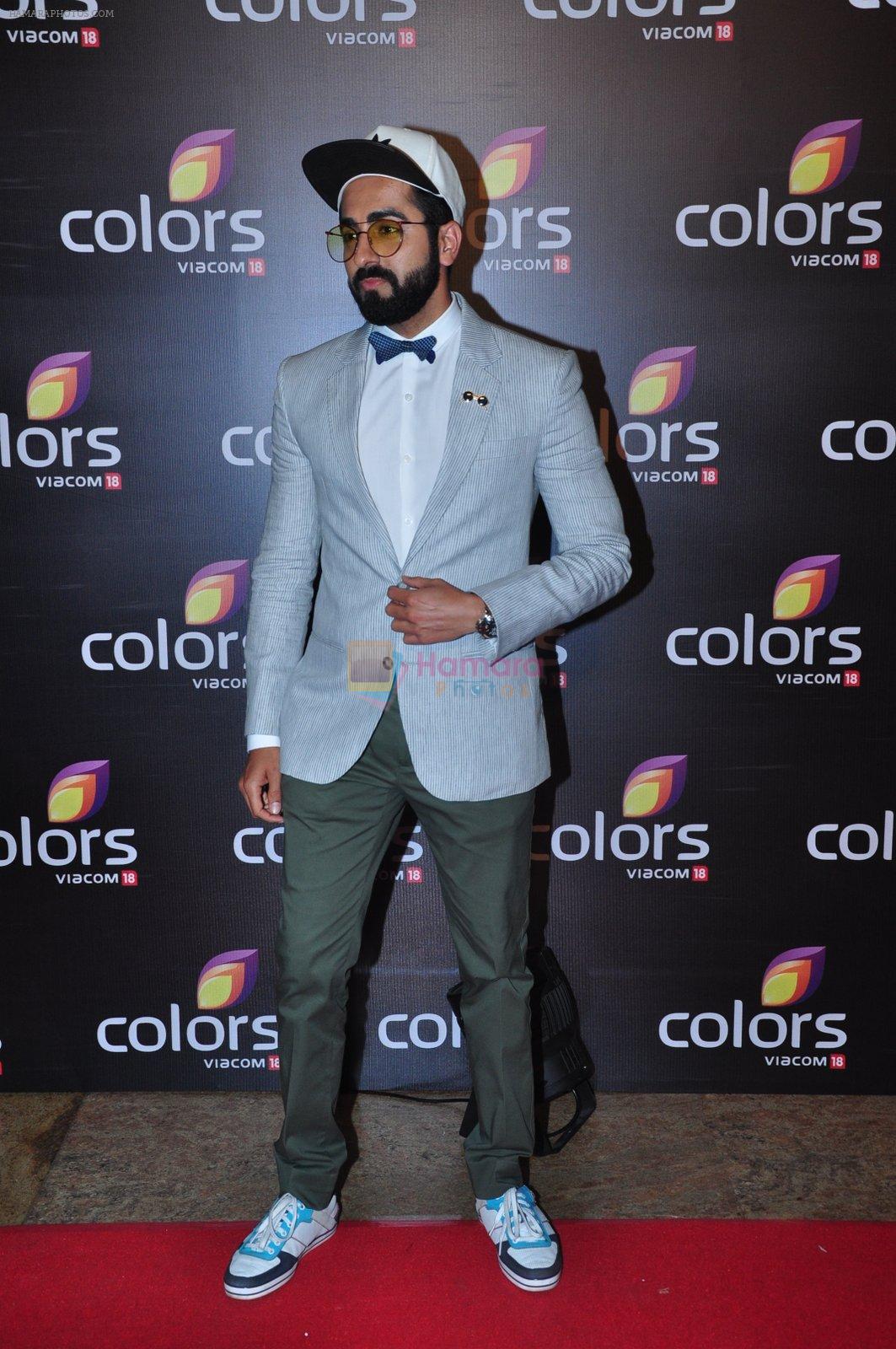 Ayushman Khurana at Colors red carpet on 12th March 2016