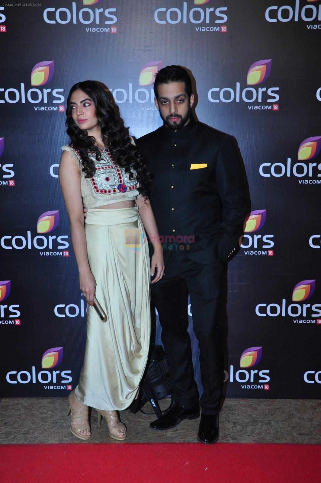 Salil Acharya at Colors red carpet on 12th March 2016