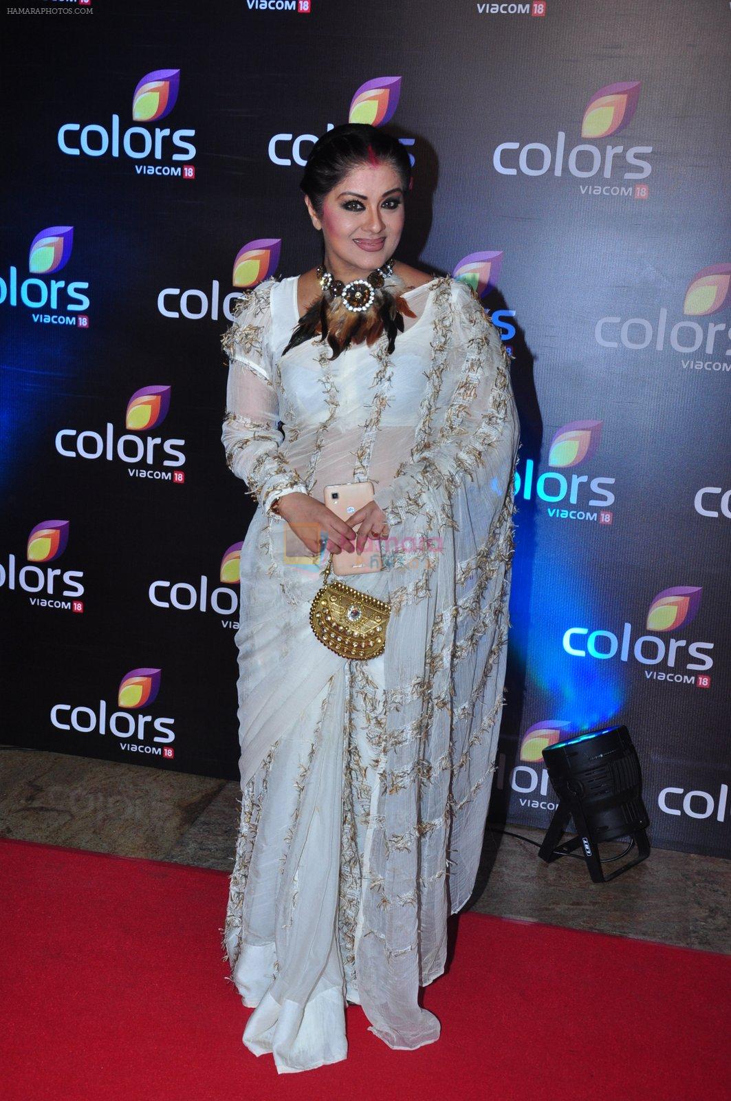 Sudha Chandran at Colors red carpet on 12th March 2016