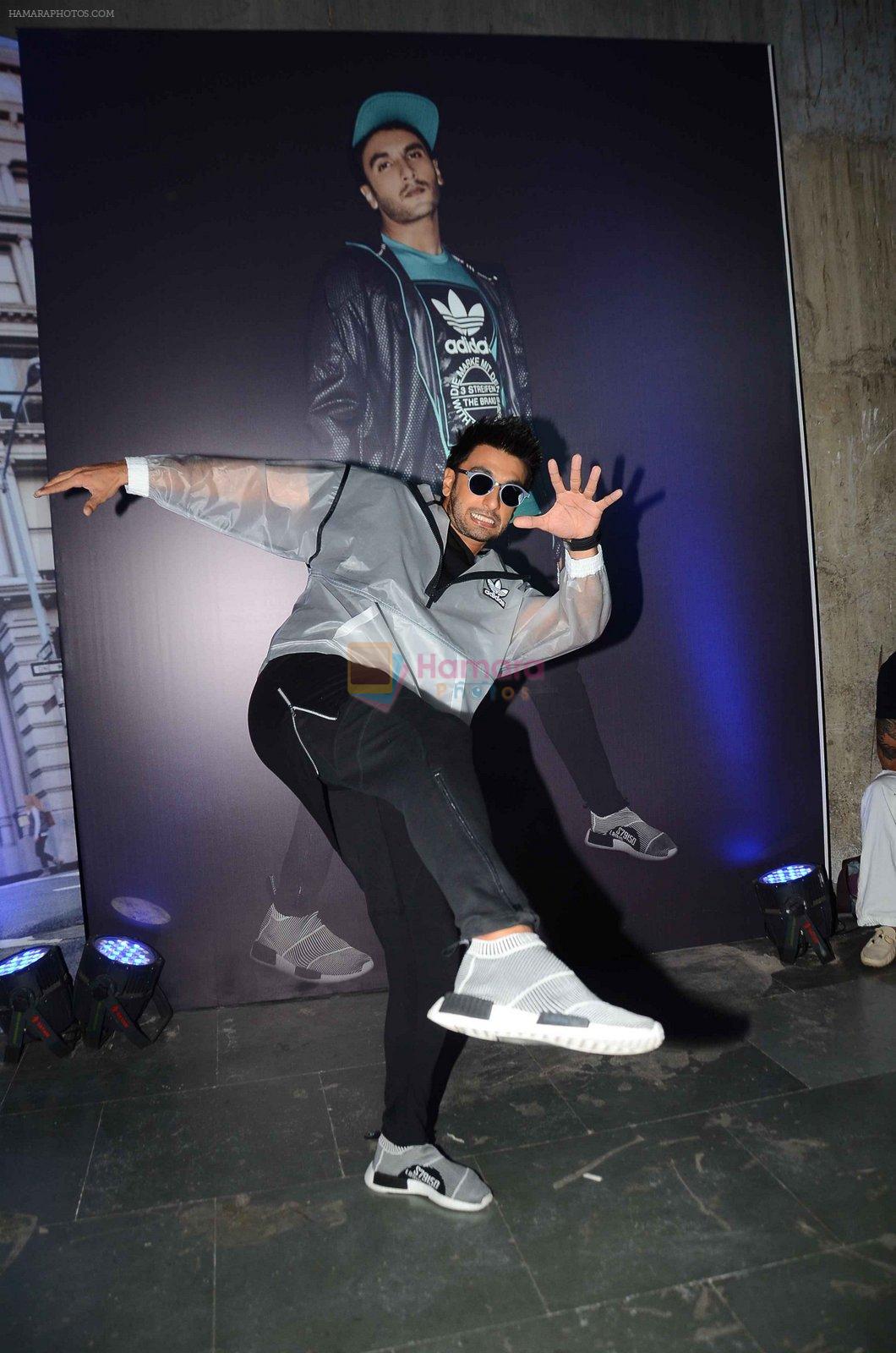 Ranveer Singh at Adidas launch in Mumbai on 12th March 2016