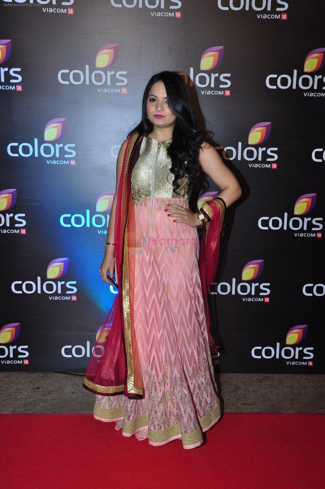Giaa Manek at Colors red carpet on 12th March 2016