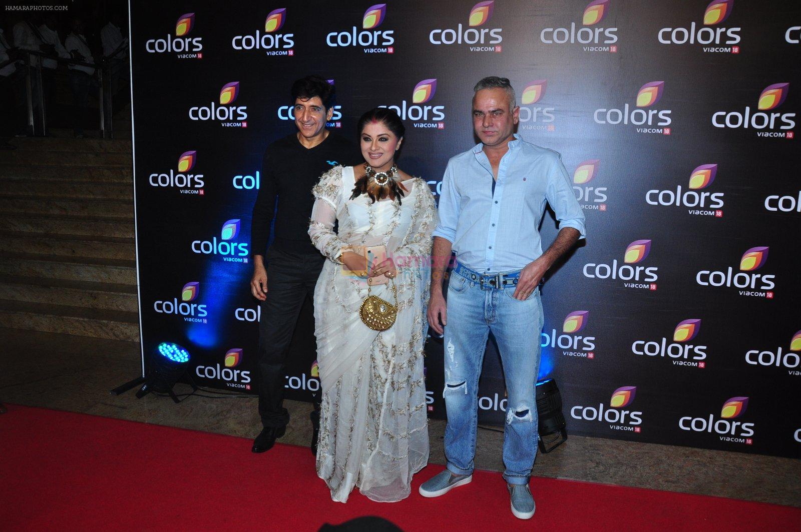 Sudha Chandran at Colors red carpet on 12th March 2016