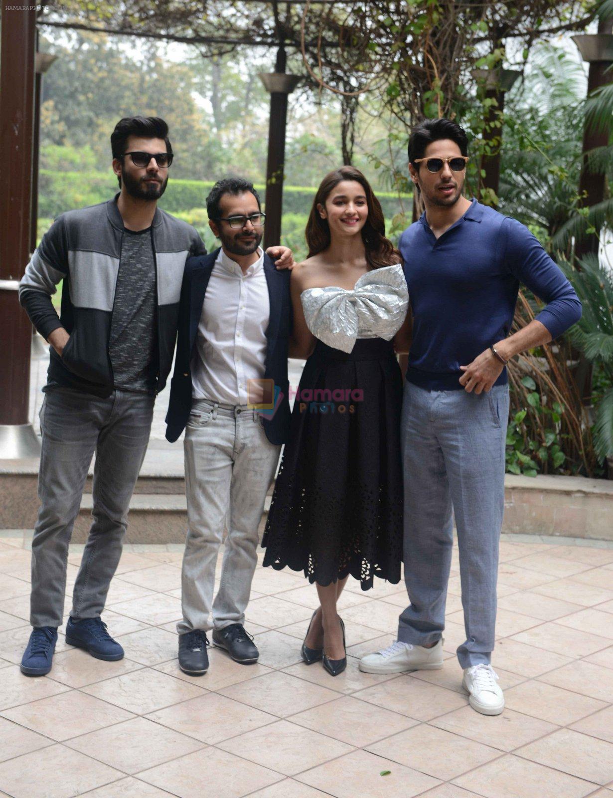 Alia Bhatt, Sidharth Malhotra, Fawad Khan at Kapoor N Sons Delhi photo shoot on 15th March 2016