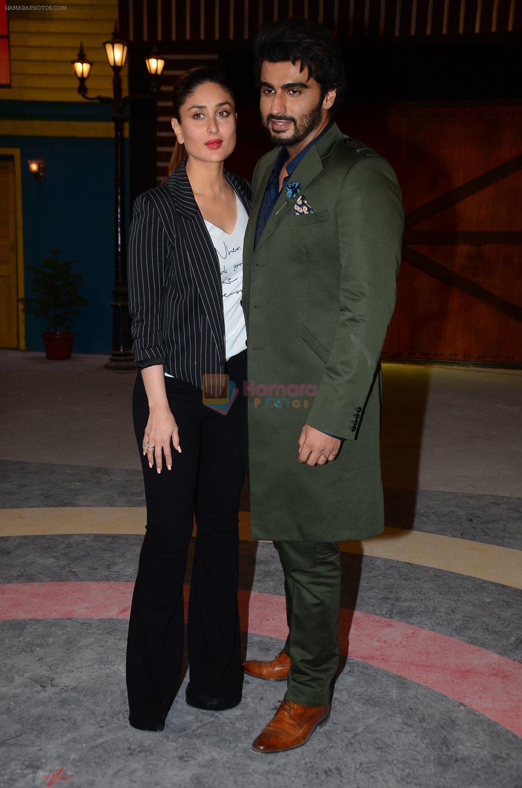 Kareena Kapoor and Arjun Kapoor at the grand finale shoot of Khatron Ke Khiladi on 15th March 2016