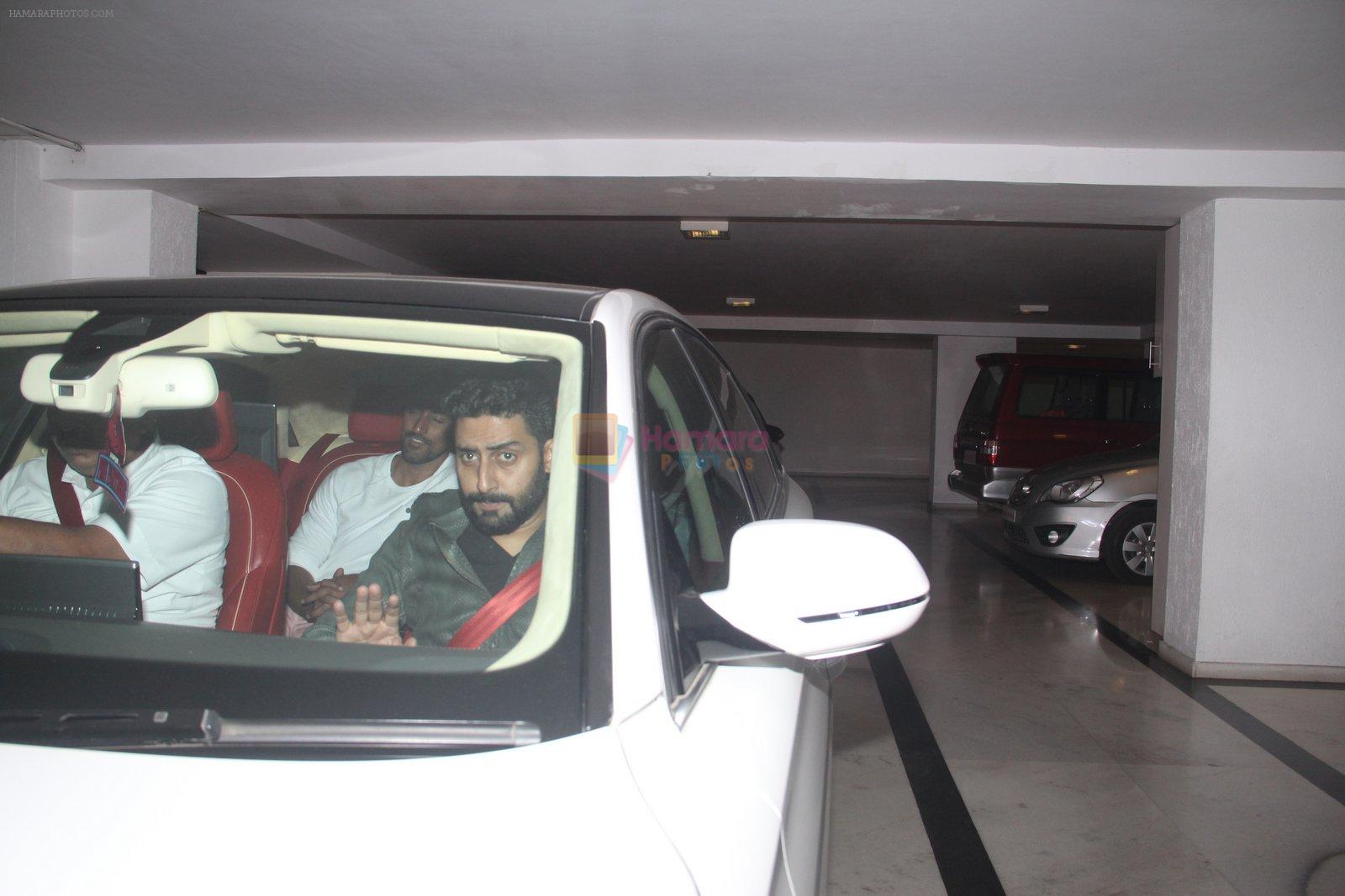 Abhishek Bachchan at Karan Johar bash in Mumbai on 16th March 2016