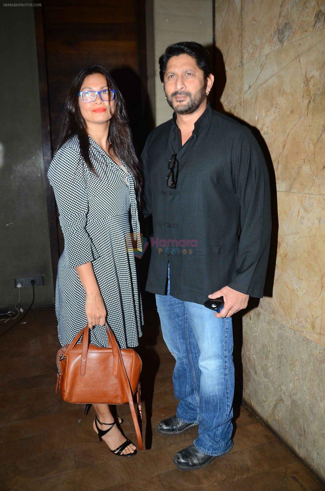 Arshad Warsi, Maria Goretti at the sreening of Kapoor N Sons in Lightbox on 17th March 2016