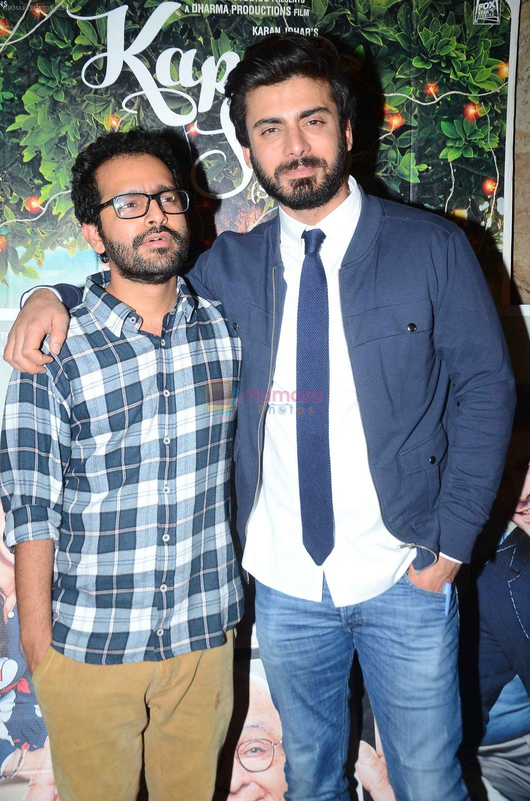 Fawad Khan at the sreening of Kapoor N Sons in Lightbox on 17th March 2016