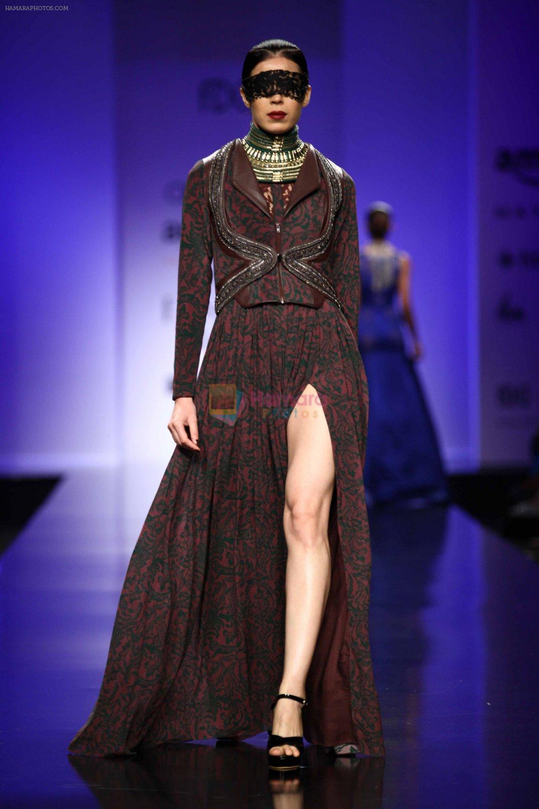 Model walk the ramp for Annaika Show at AIFW Day 2 on 17th March 2016