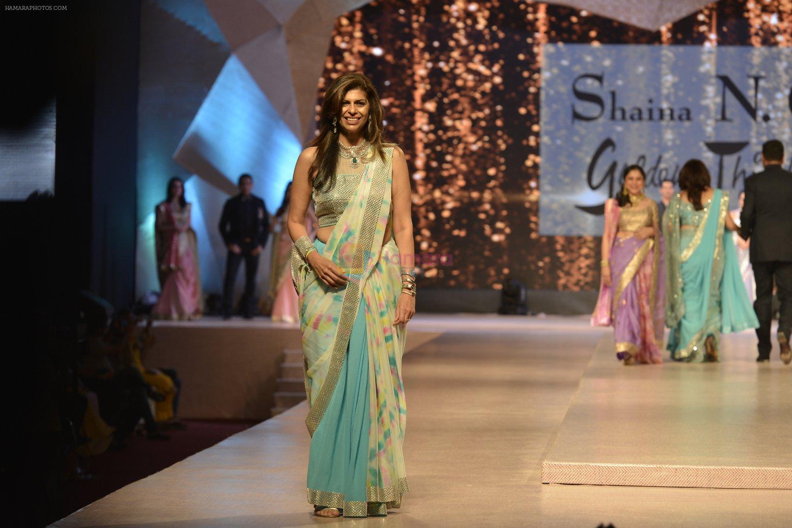Celebs walk the ramp for Shaina NC's show at CPAA Fevicol SHOW on 20th March 2016