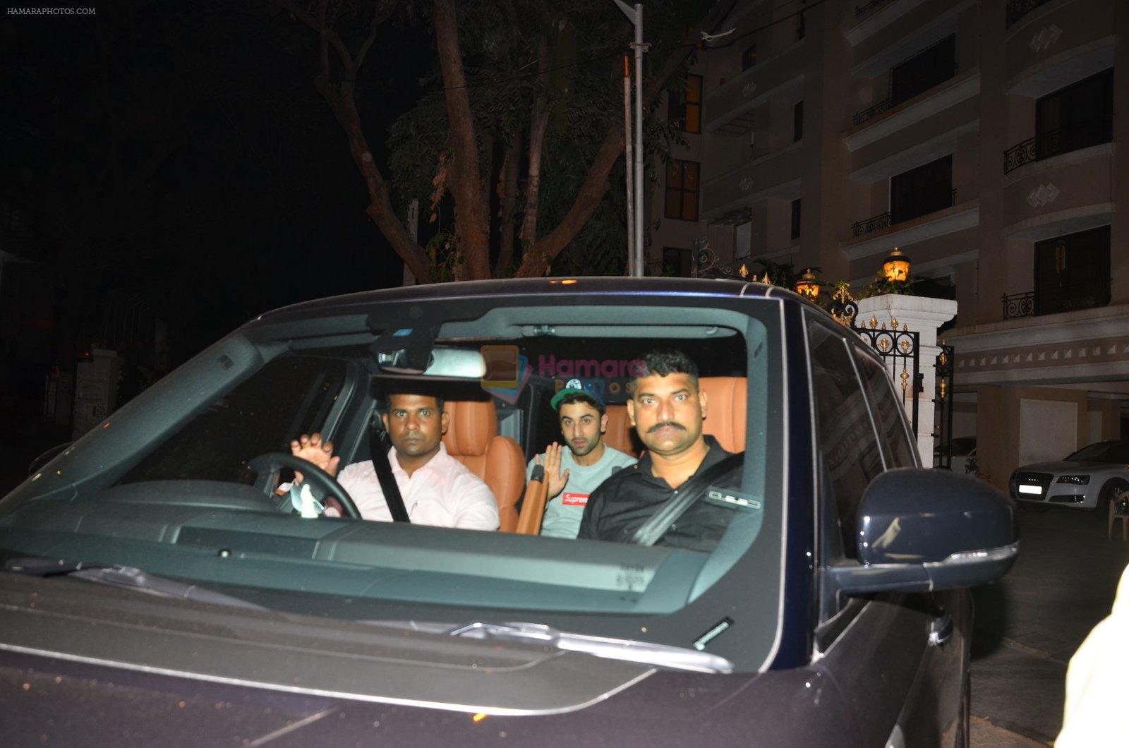 Ranbir Kapoor visit Sanjay Dutt on 22nd March 2016