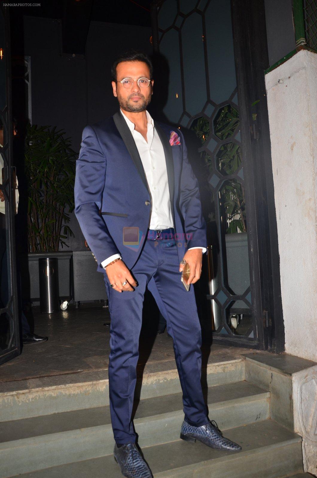 Rohit Roy at bhansali party for national award declare on 28th March 2016