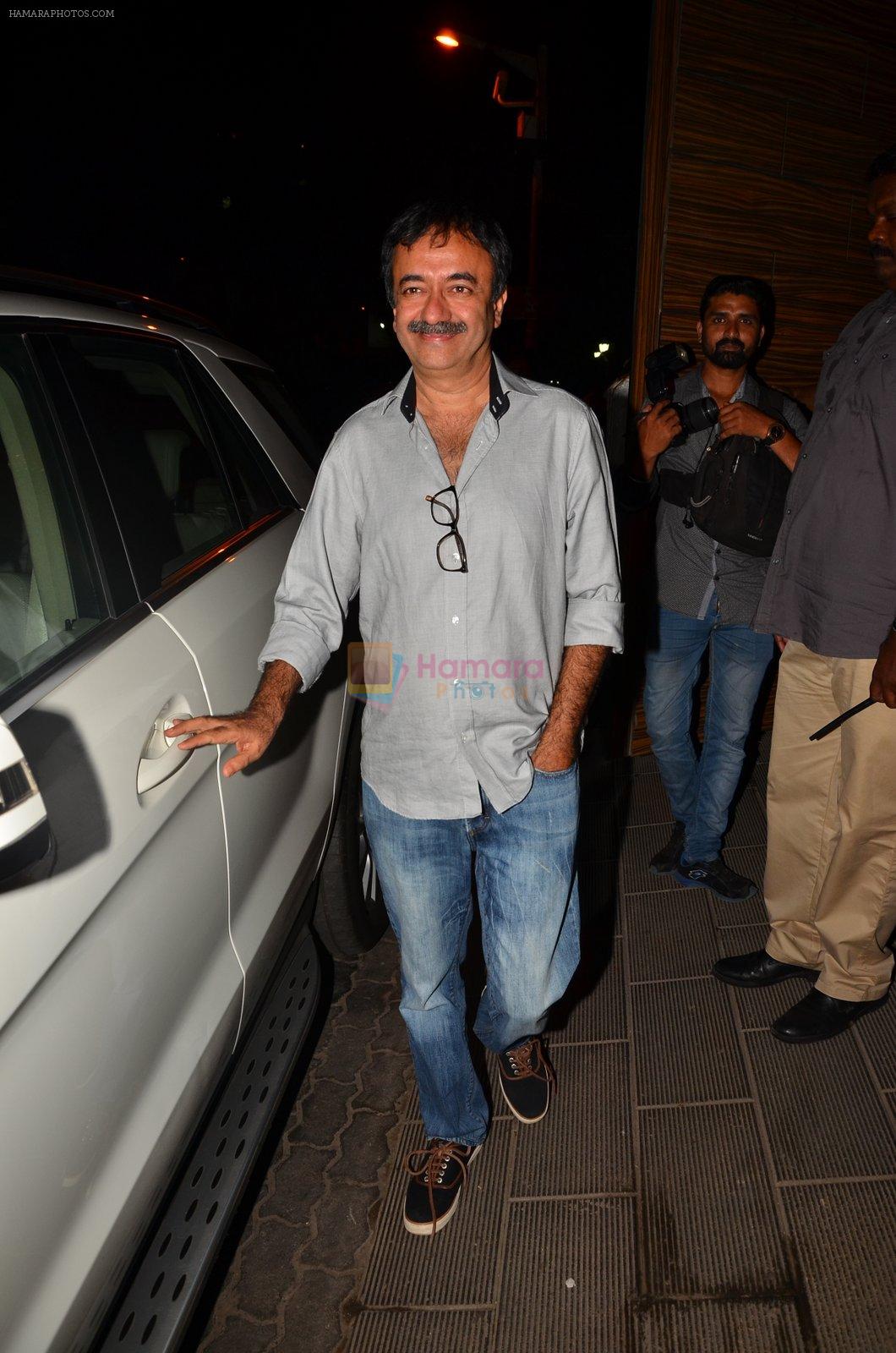 Rajkumar Hirani at Aamir Khan's party in home on 29th March 2016