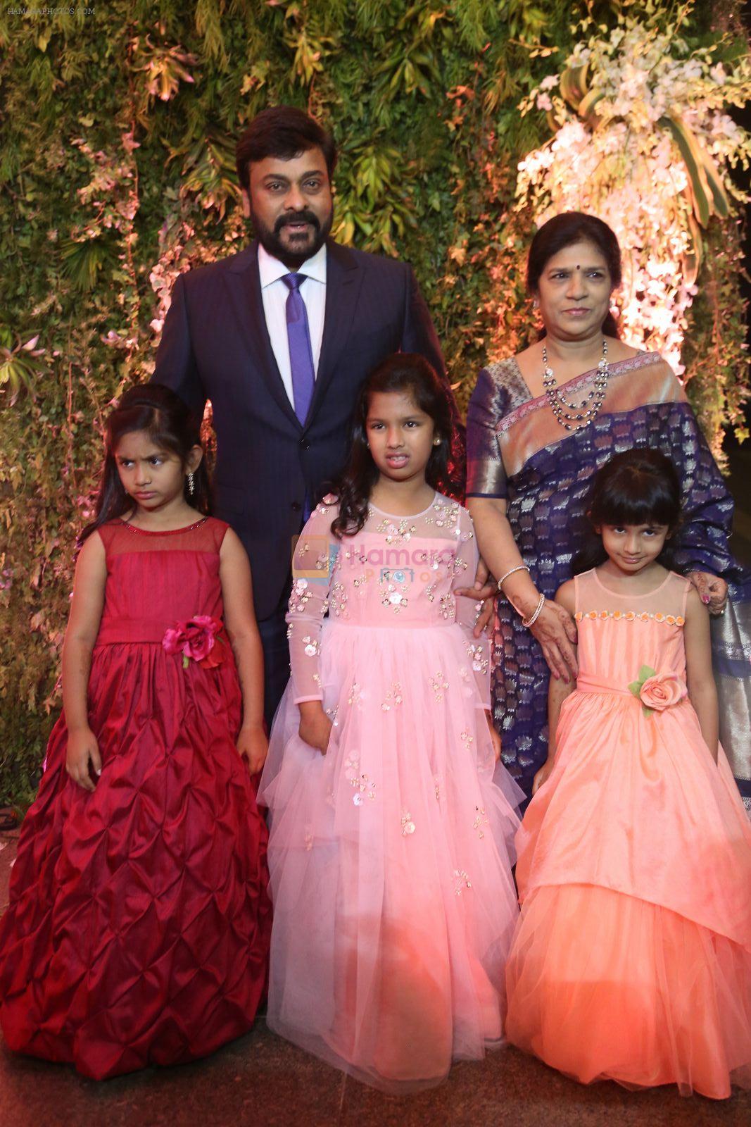Chiranjeevi's daughter Sreeja's wedding reception on 31st March 2016