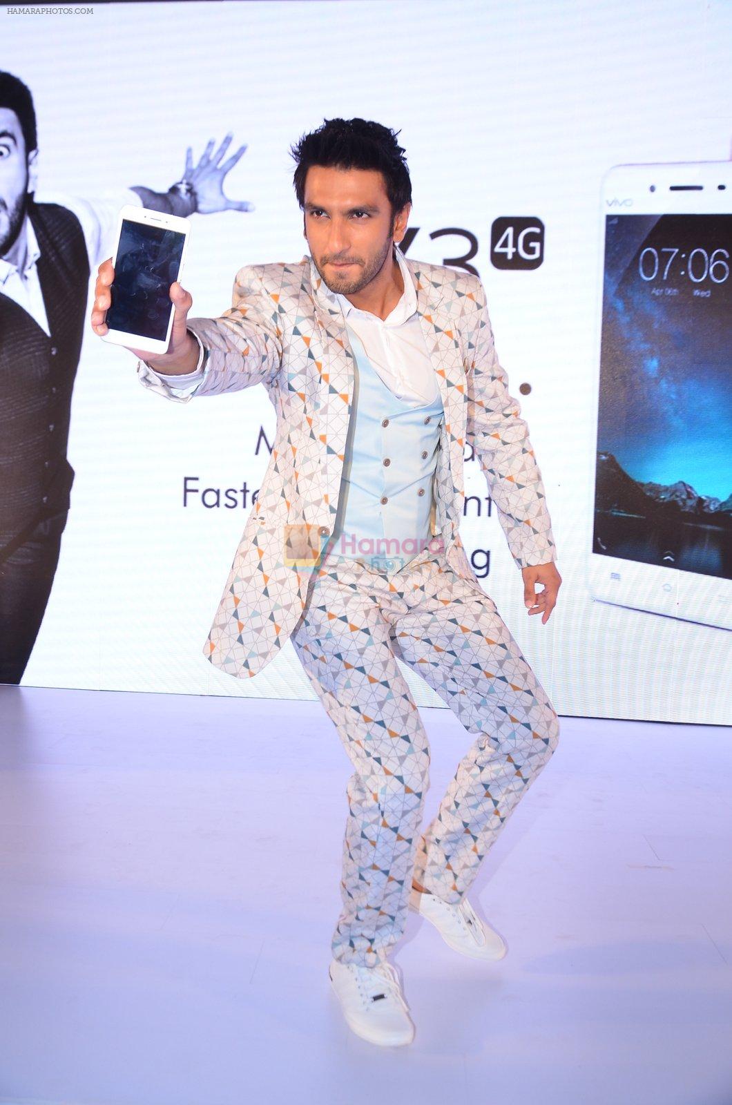 Ranveer Singh at Vivo mobile launch in Mumbai on 5th March 2016