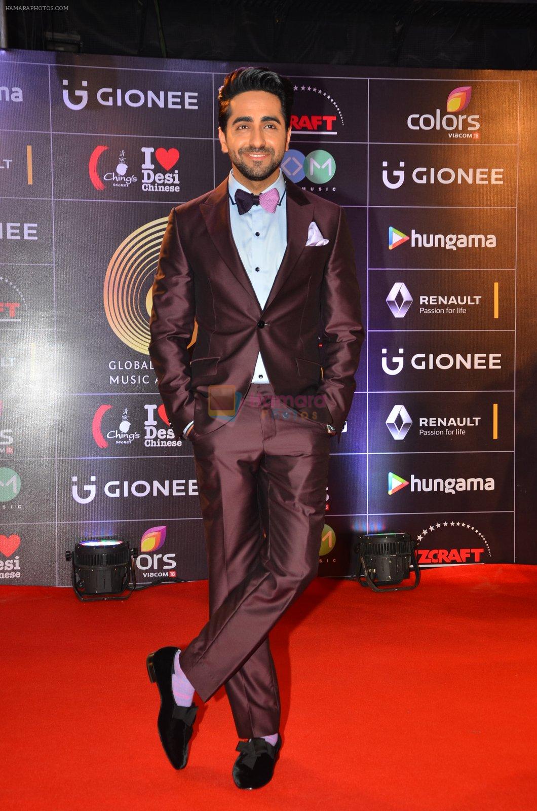 Ayushman Khurana at GIMA Awards 2016 on 6th April 2016