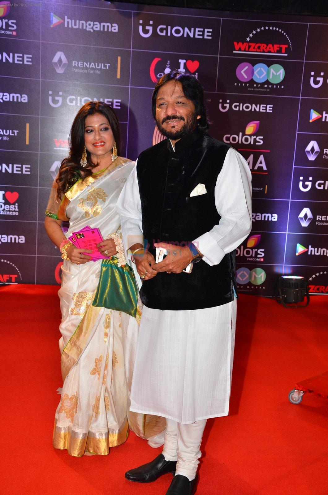 Roop Kumar Rathod, Sonali Rathod at GIMA Awards 2016 on 6th April 2016