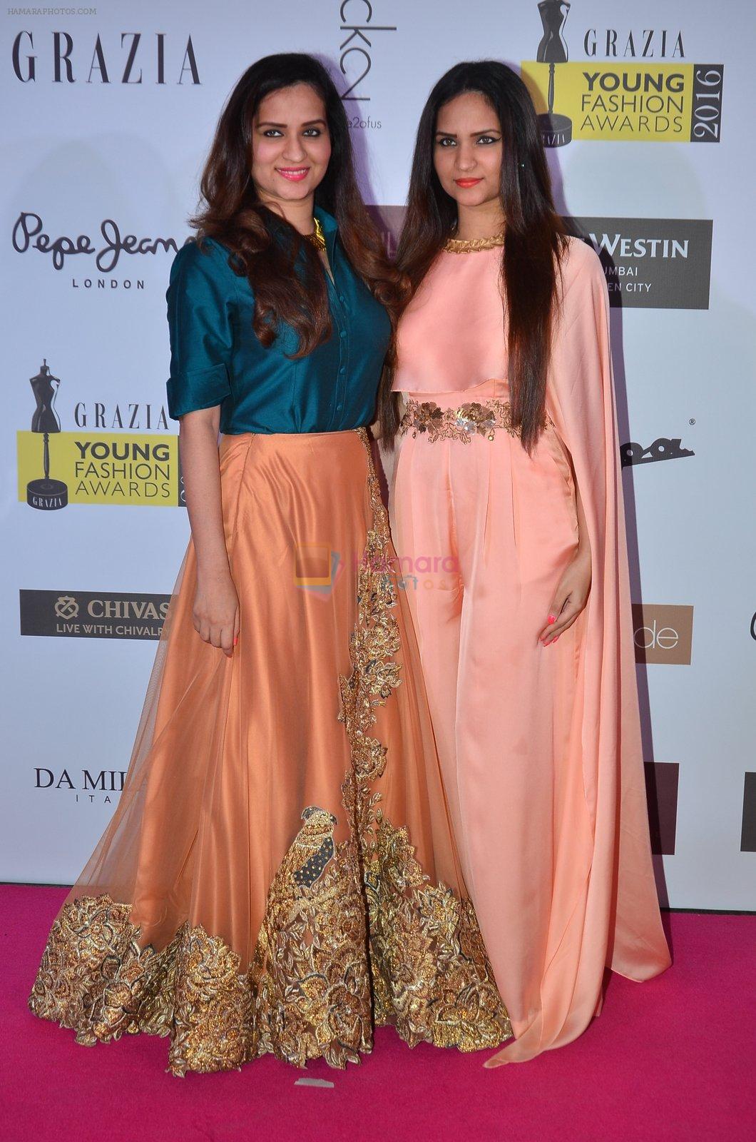 at Grazia Young Fashion Awards 2016 Red Carpet on 7th April 2016