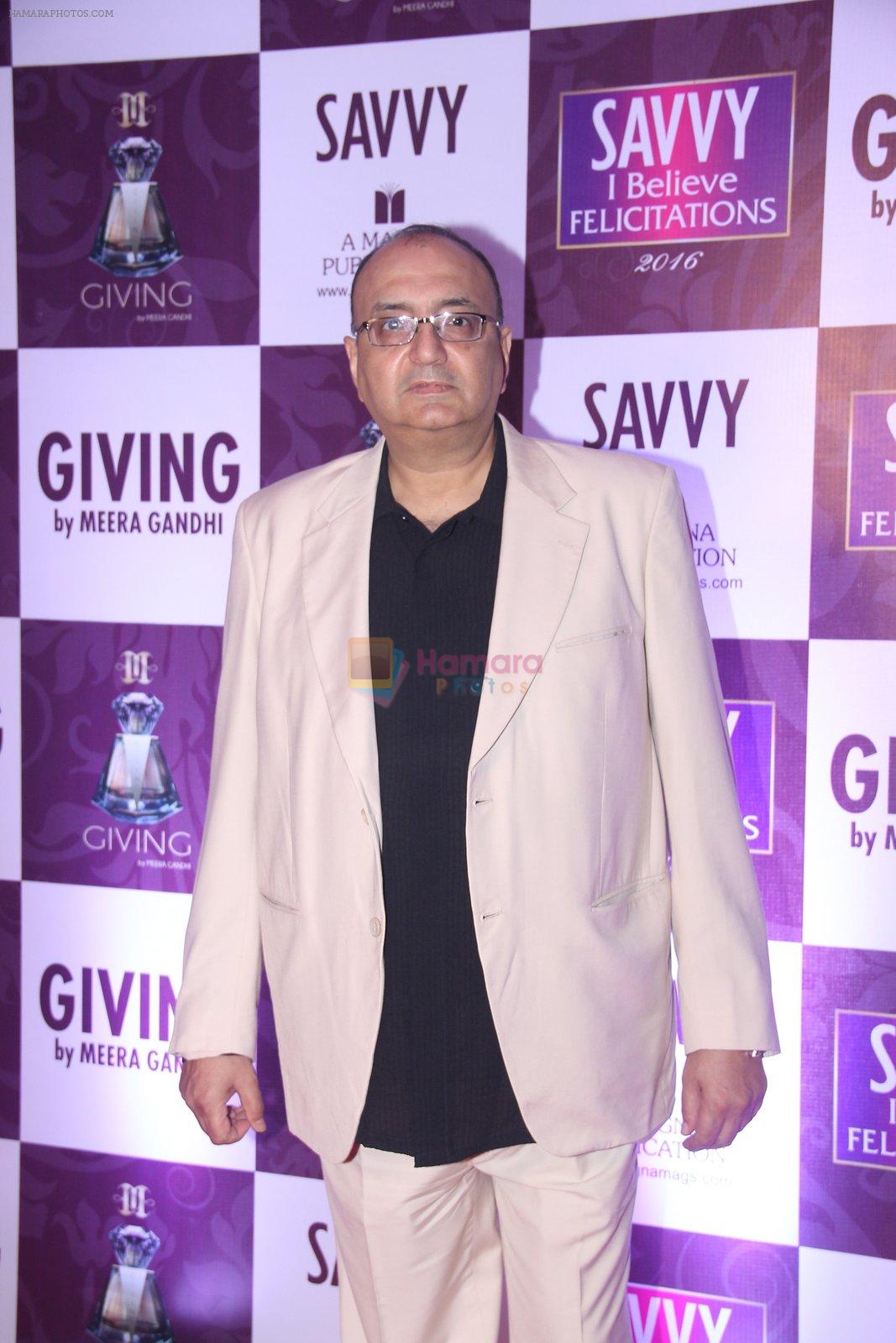 Vivek Vaswani at Savvy Magazine covers celebrations in Mumbai on 9th April 2016