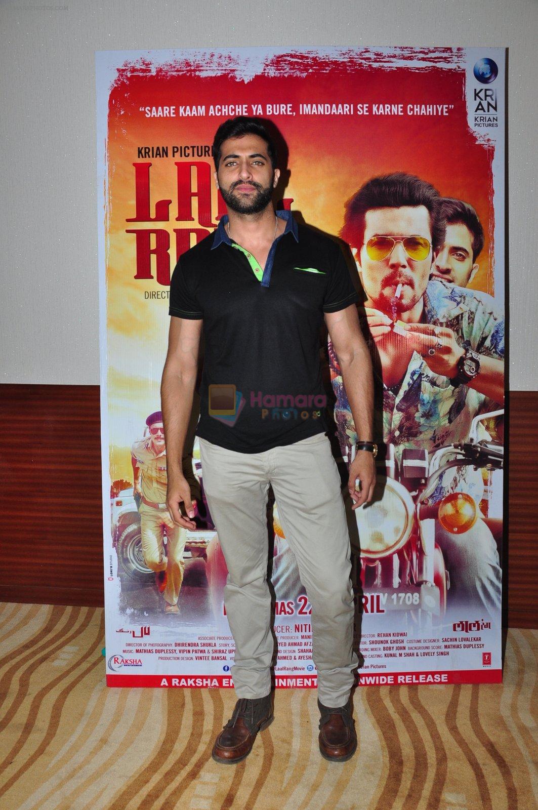 Akshay Oberoi at Laal Rang film promotions in Mumbai on 9th April 2016