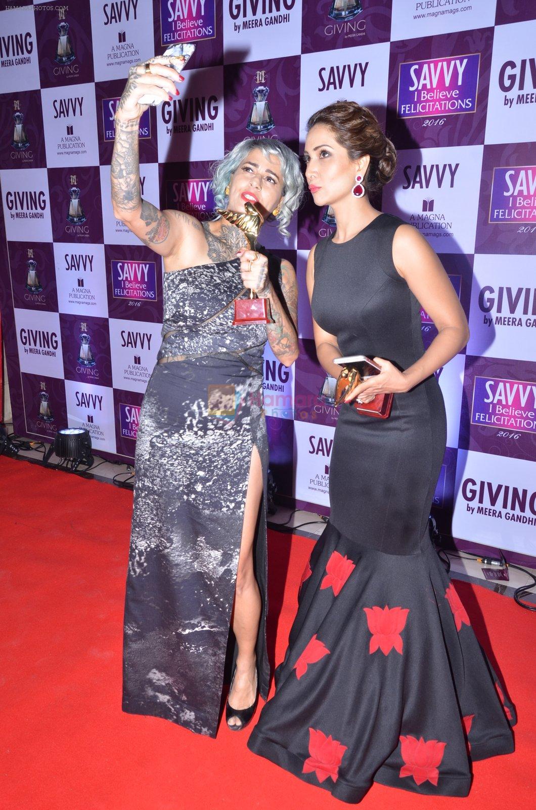 Kim Sharma at Savvy Magazine covers celebrations in Mumbai on 9th April 2016
