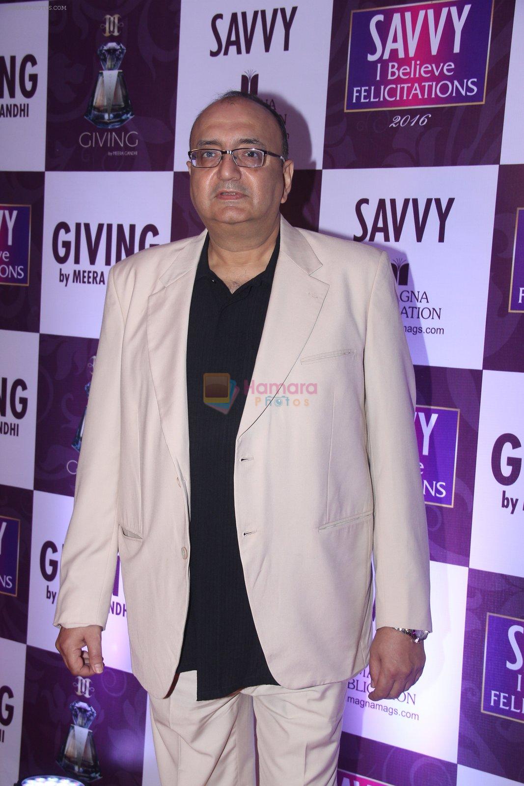 Vivek Vaswani at Savvy Magazine covers celebrations in Mumbai on 9th April 2016