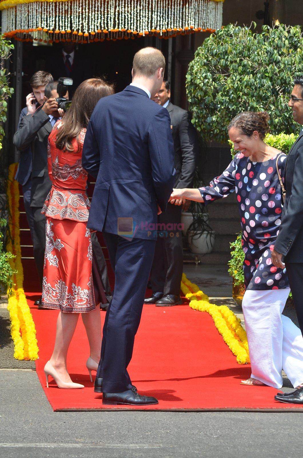Prince William & Kate Middleton arrive in Mumbai on 10th April 2016