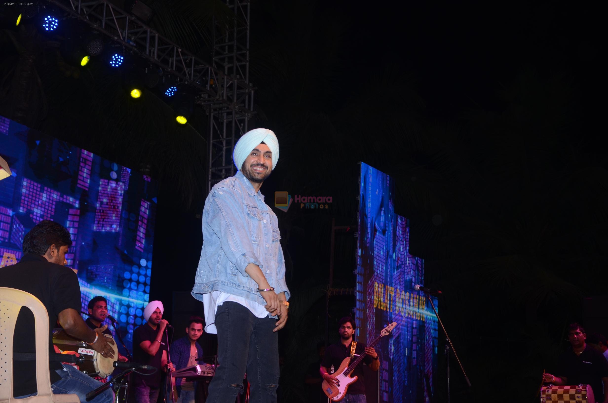 Popular Punjabi singer and actor Diljit Dosanjh performs at Punjabi Icon Awards in Mumbai